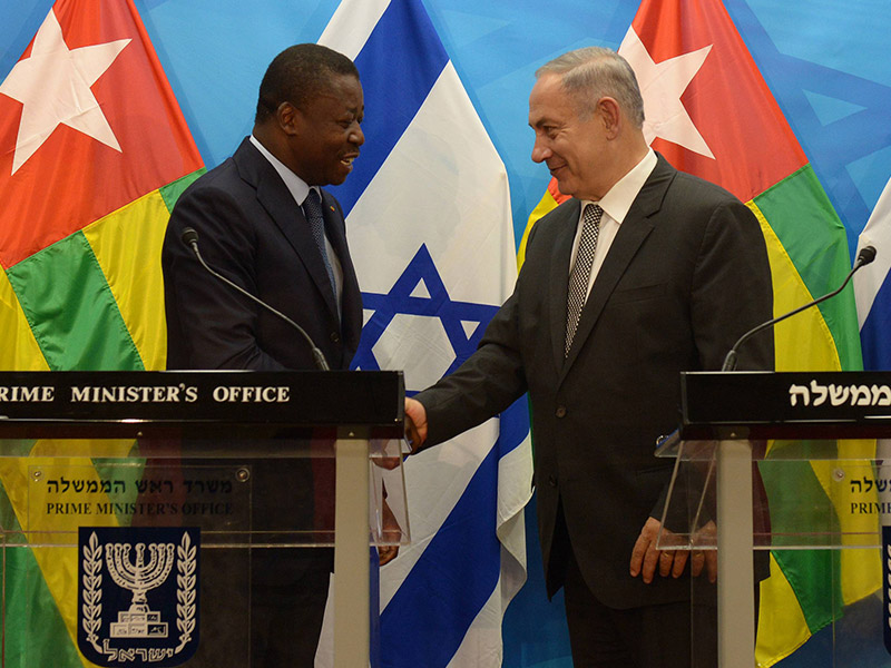 PM Netanyahu with Togo President Faure Essozimna Gnassingbé